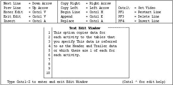 Text Edit Window